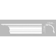 Плинтус потолочный гладкий DECOMASTER DP50A (115х118х2400)