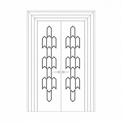 Оформление дверей Набоков 76414AR (комплект)