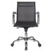 Кресло руководителя Бюрократ CH-993-LOW/M01 низкая спинка черный M01 сетка крестовина хром