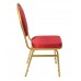 Банкетный стул Квин 20мм - золотой, красная корона