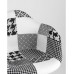 Кресло DSW пэчворк черно-белое
