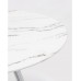Стол обеденный Хьюстон D100 белый стеклянный