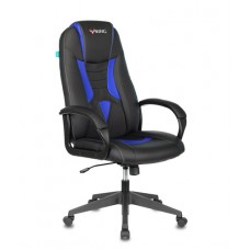 Кресло игровое Бюрократ VIKING-8N/BL-BLUE черный/синий искусственная кожа