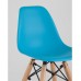 Комплект детский стол DSW, 2 голубых стула