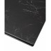 Стол обеденный Alezio раскладной 160-240*90 итальянская керамика черный мрамор матовый