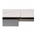 Стол обеденный Belluno раскладной 160-240*90 итальянская керамика белый мрамор матовый